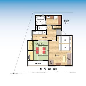 Familie Kamer met een King Size Bed met de Toegang voor Gehandicapten